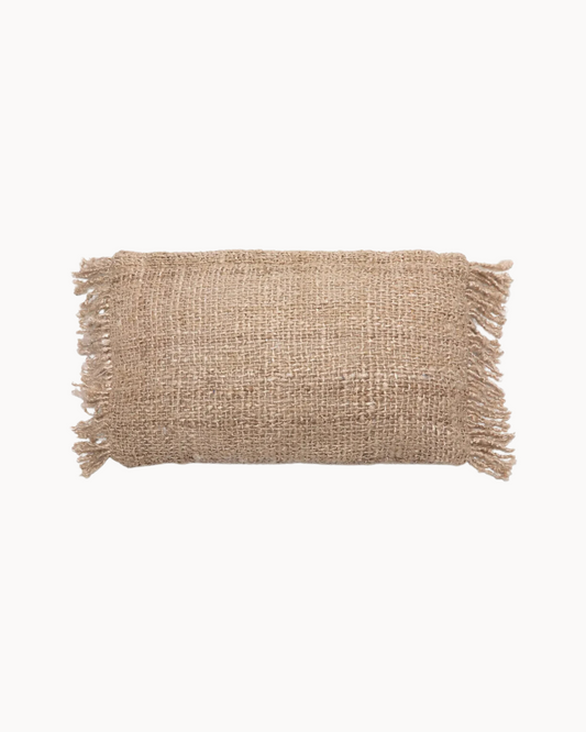 Kussenhoes van zacht katoen | 30 x 50 cm | Beige